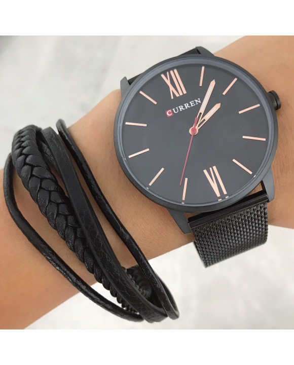 Pánske čierne hodinky