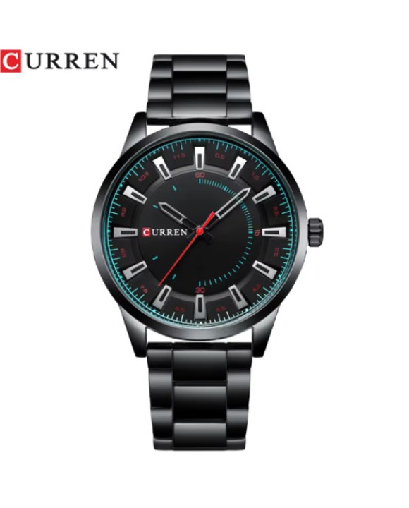 Pánske čierne kovové hodinky-317072-20