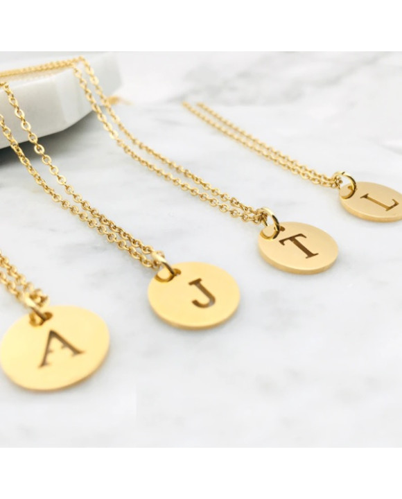 Dámsky pozlátený náhrdelník s písmenkom-249480-20