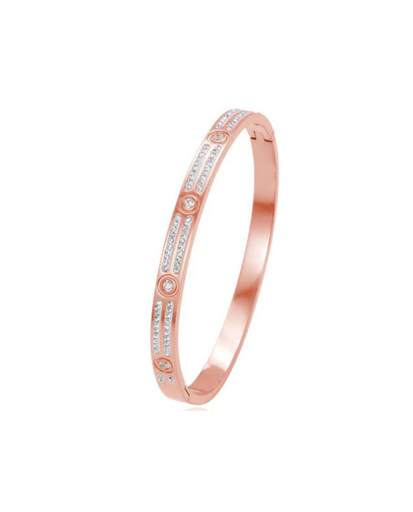 Dámsky oceľový náramok rose-318120-20