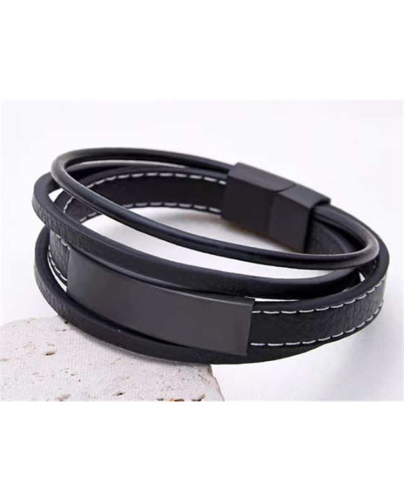 Pánsky kožený náramok-318130-20