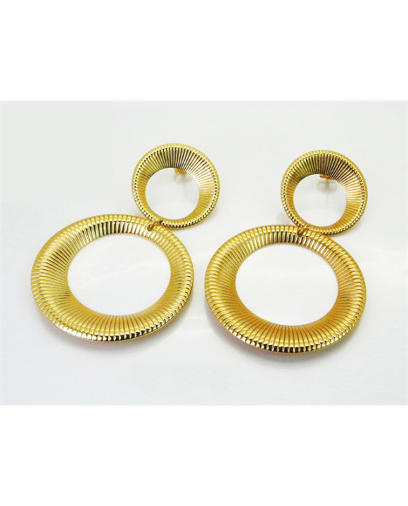 Dámske oceľové náušnice asymetrické-318048-20