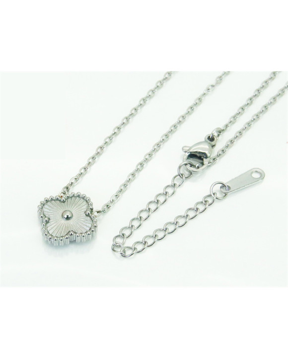 Dámsky oceľový náhrdelník s príveskom-318213-20