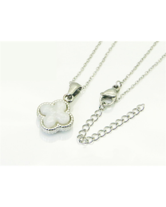 Dámsky oceľový náhrdelník s príveskom-318215-20