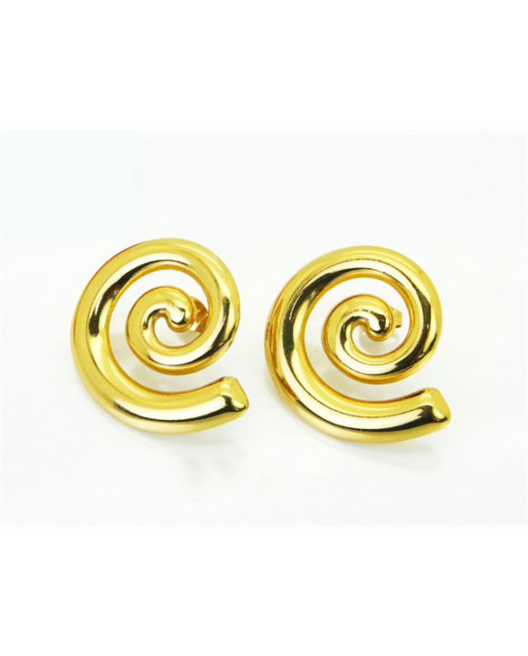 Dámske oceľové náušnice asymetrické točené-318043-20