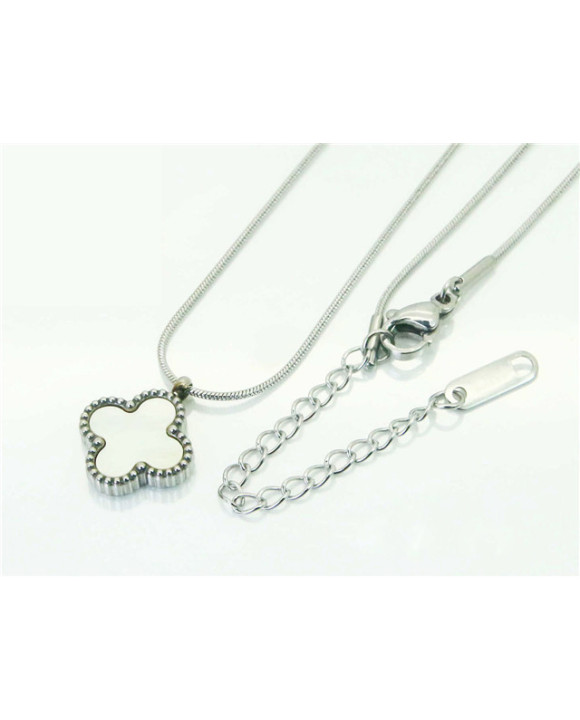 Dámsky oceľový náhrdelník s príveskom-318224-20