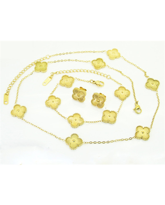 Dámska oceľová súprava kvetinka-318222-20