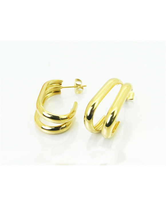 Dámske oceľové náušnice hranaté-318029-20