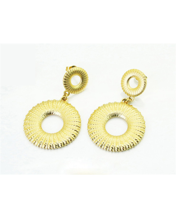 Dámske oceľové náušnice pozlátené-318025-20