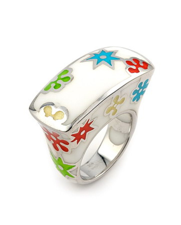 Exkluzívny strieborný prsteň