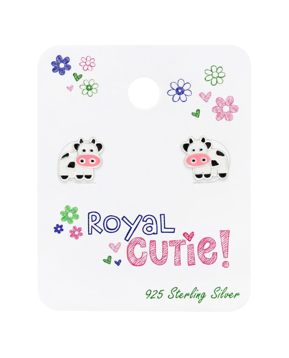 Strieborné náušnice KRAVA-294524-20