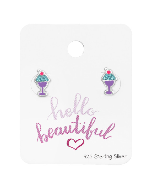 Strieborné náušnice zmrzlina-231941-20