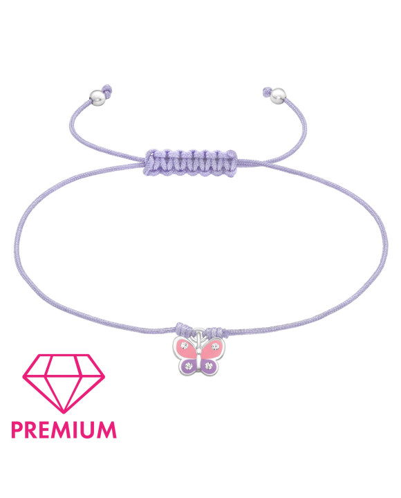 Detský strieborný náramok motýľ-271765-20