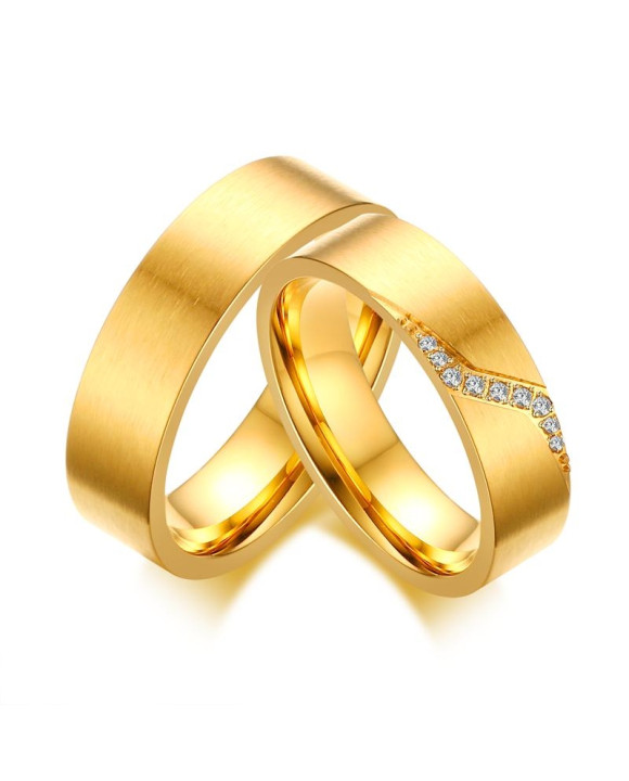 Pánska pozlátená obrúčka