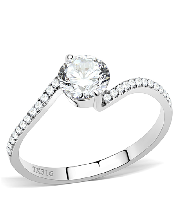 Dámsky oceľový prsteň