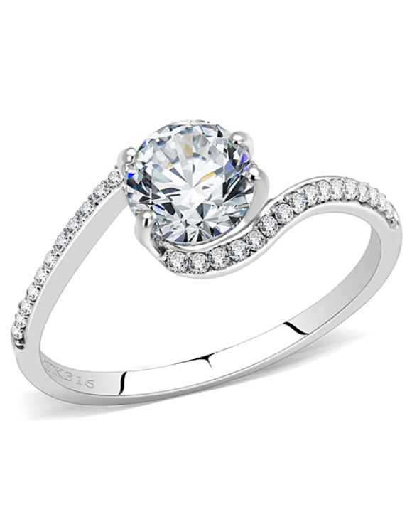 Dámsky oceľový prsteň 