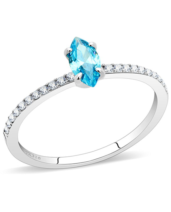 Dámsky oceľový prsteň 