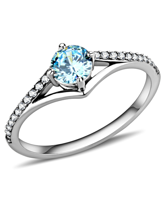 Dámsky oceľový prsteň