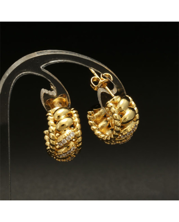 Dámske pozlátené náušnice-273756-20