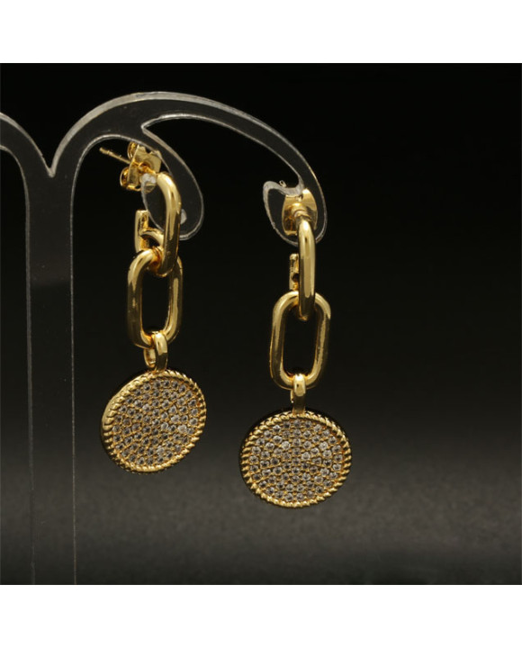 Dámske pozlátené náušnice-273763-20