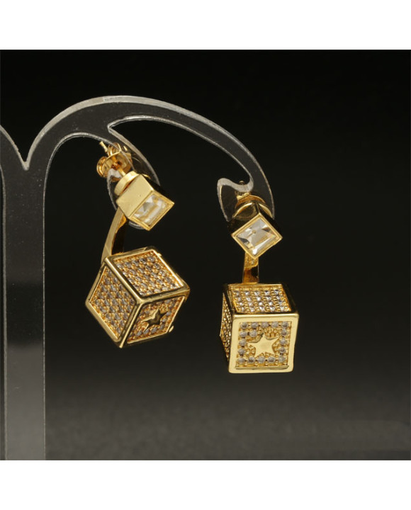 Dámske pozlátené náušnice-273793-20