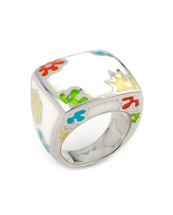 Exkluzívny strieborný prsteň