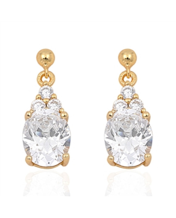 Strieborné náušnice pozlátené-292831-20