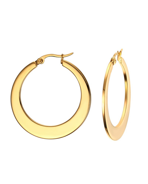 Dámske oceľové náušnice