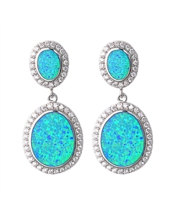 Strieborné náušnice s opálom-166321-20