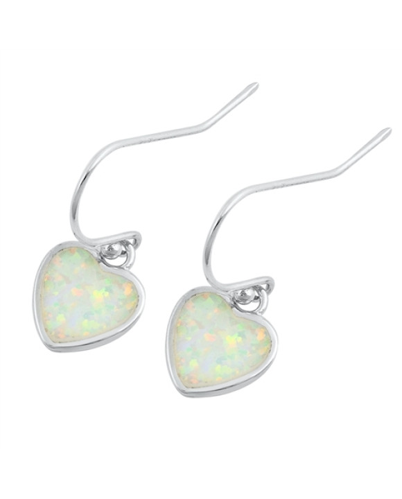 Dámske strieborné náušnice s opálom-181197-20