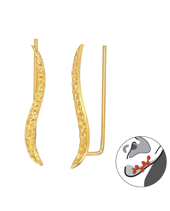 Strieborné náušnice ear cuff-313578-20
