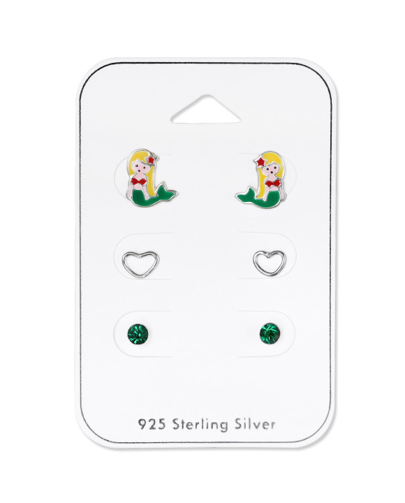 Detský set náušníc morská panna-231098-20