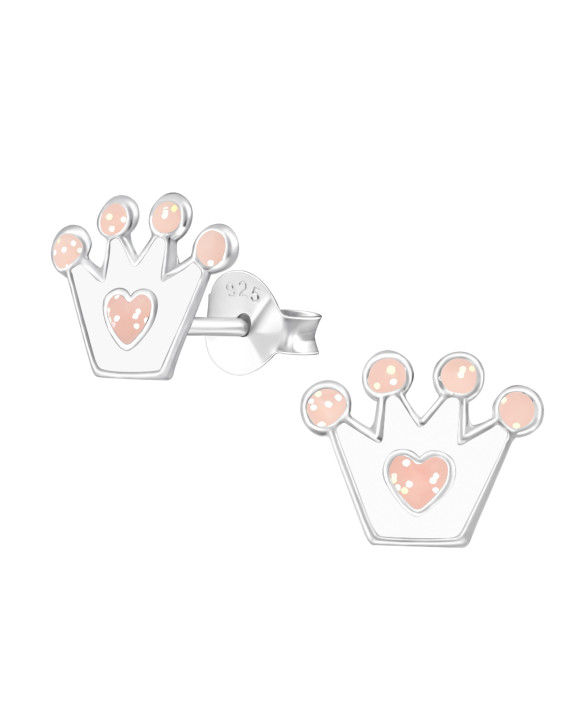 Strieborné náušnice korunka-313516-20