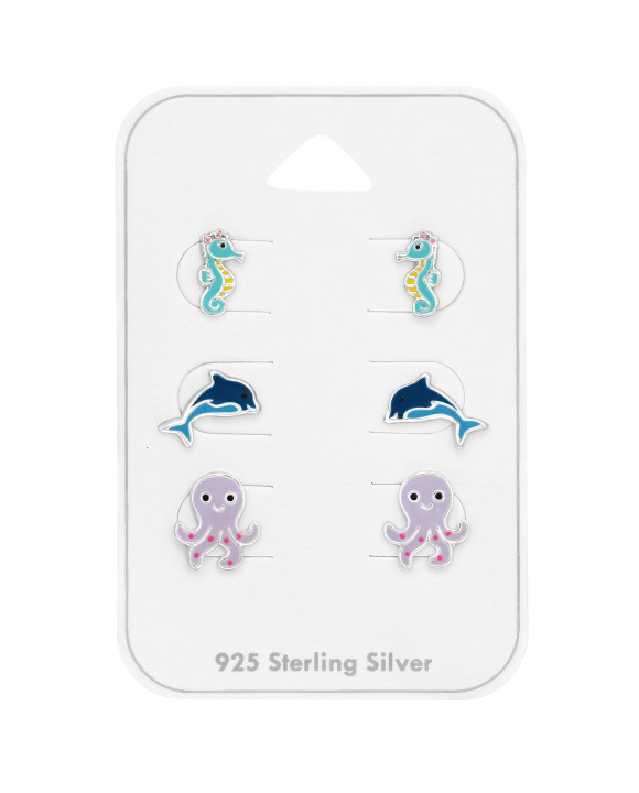 Strieborný set náušníc more-313405-20