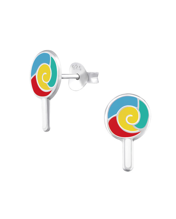 Detské strieborné náušnice lízatko-232030-20