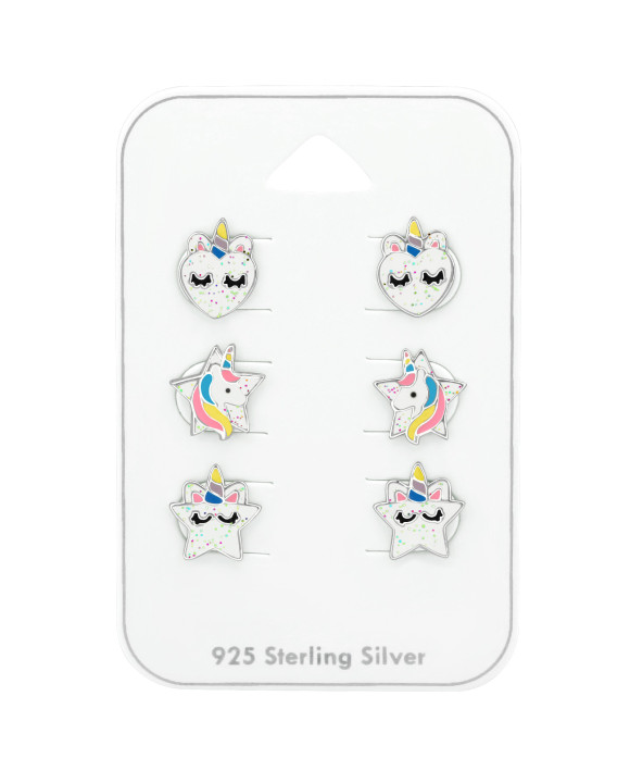 Detský set náušníc jednorožec-231078-20