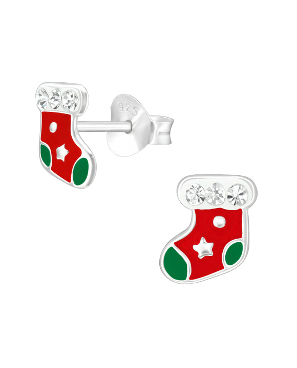 Strieborné náušnice Vianoce-294915-20
