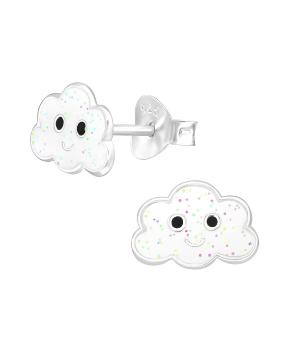 Strieborné náušnice mráčik-294613-20
