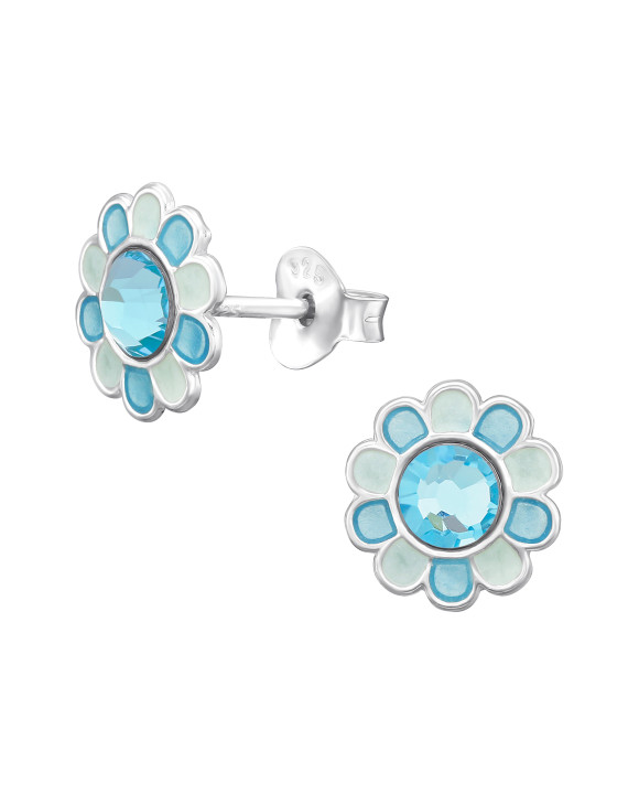 Strieborné náušnice kvet-294627-20