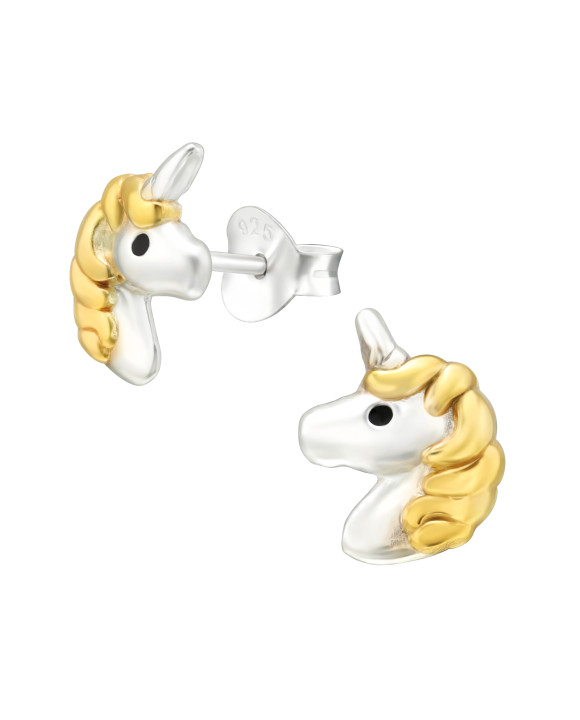 Strieborné náušnice jednorožec-294634-20