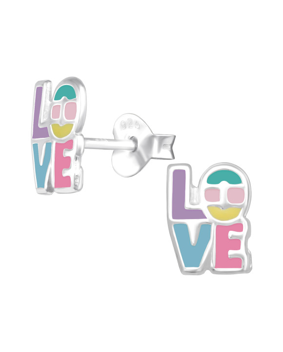 Strieborné náušnice love-294606-20