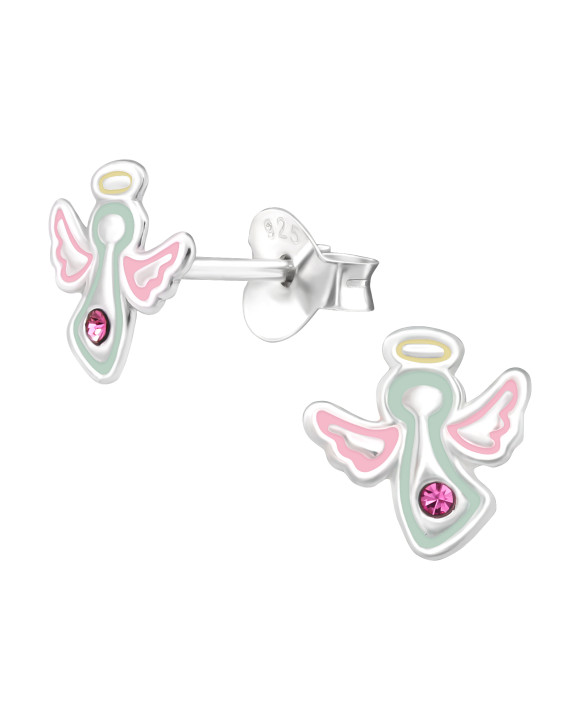 Strieborné náušnice anjel-313530-20