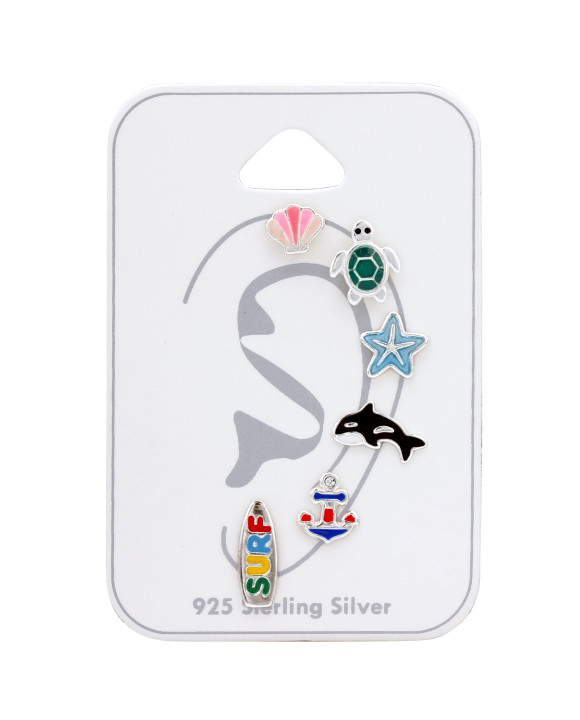 Set strieborných náušníc mix-294782-20