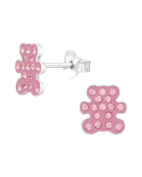 Strieborné náušnice macko-294629-20