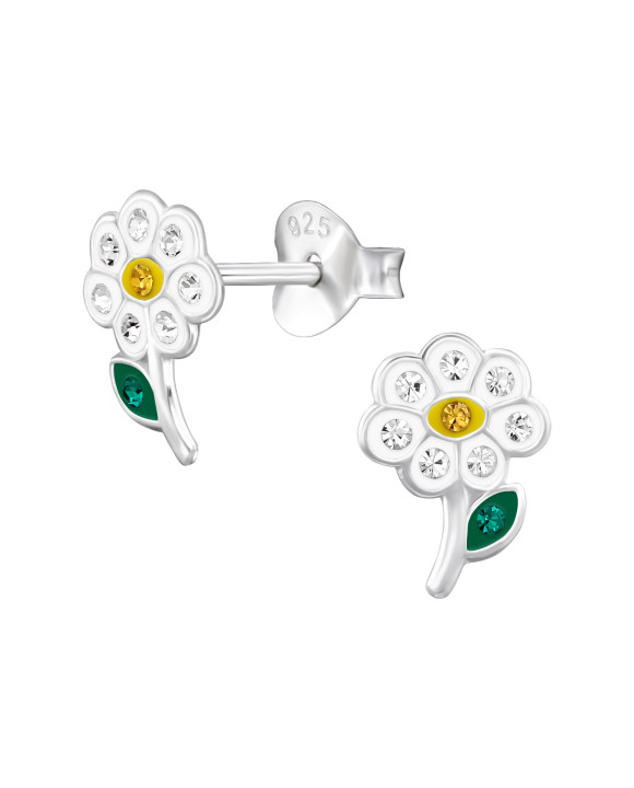 Strieborné náušnice kvet-313545-20