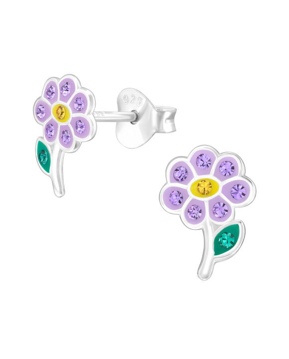 Strieborné náušnice kvet-313538-20