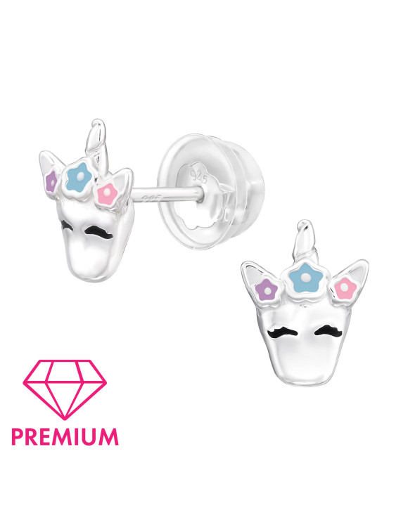 Strieborné náušnice JEDNOROŹEC-294541-20