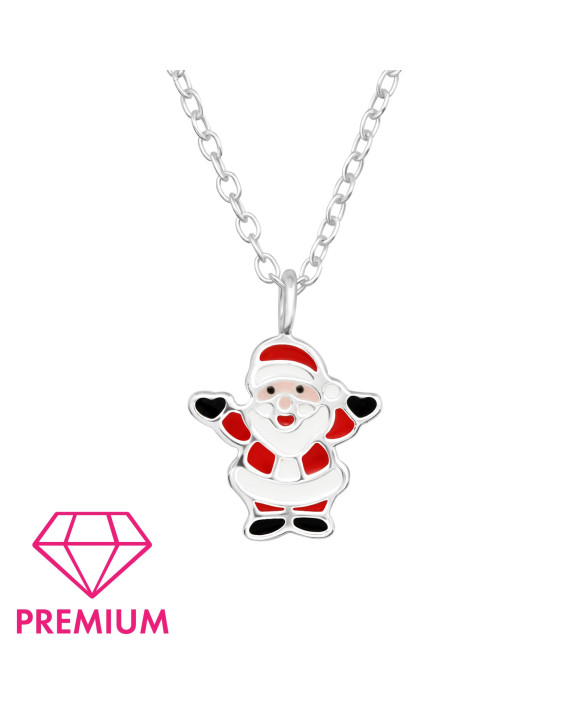 Strieborný náhrdelník Vianoce mikuláš-294850-20