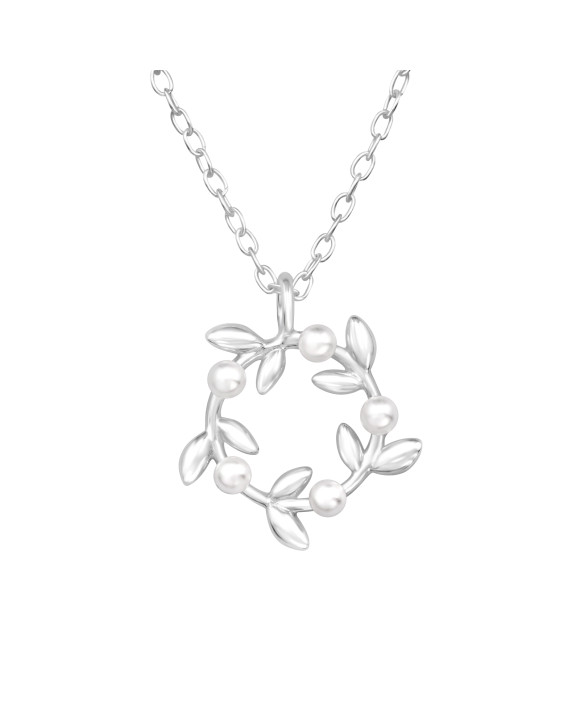 Strieborný náhrdelník s príveskom-313647-20