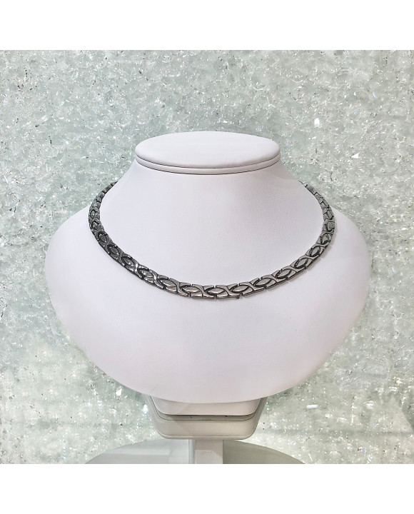 Dámsky oceľový náhrdelník-278760-20